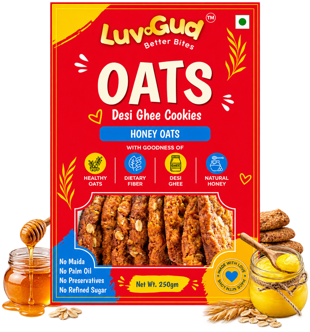 Honey Oats cookies
