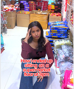 LuvGud cookies at a supermarket
