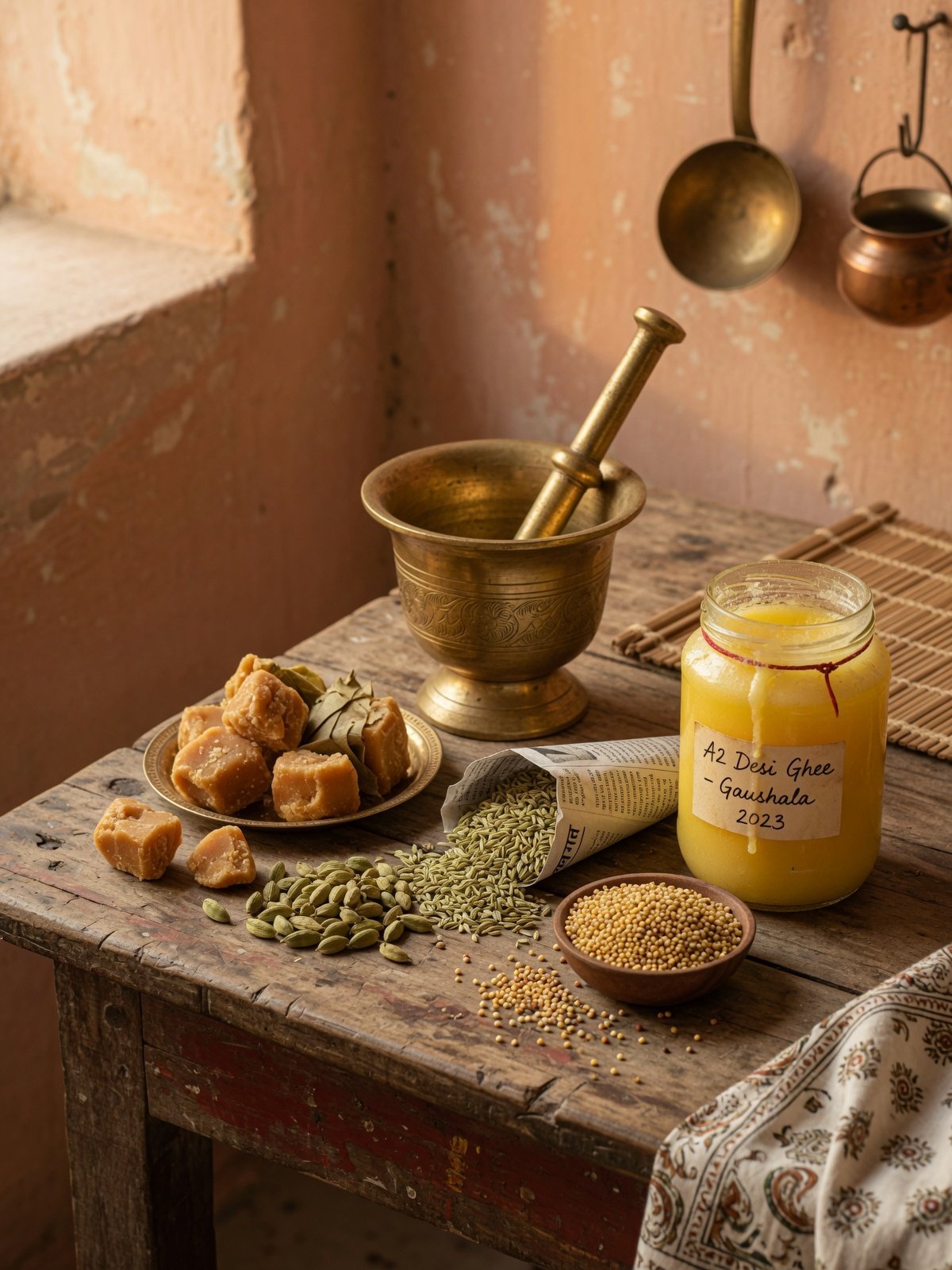 Traditional grains and ingredients used in LuvGud cookies